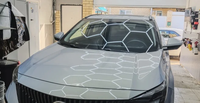 Автомобиль после работы
