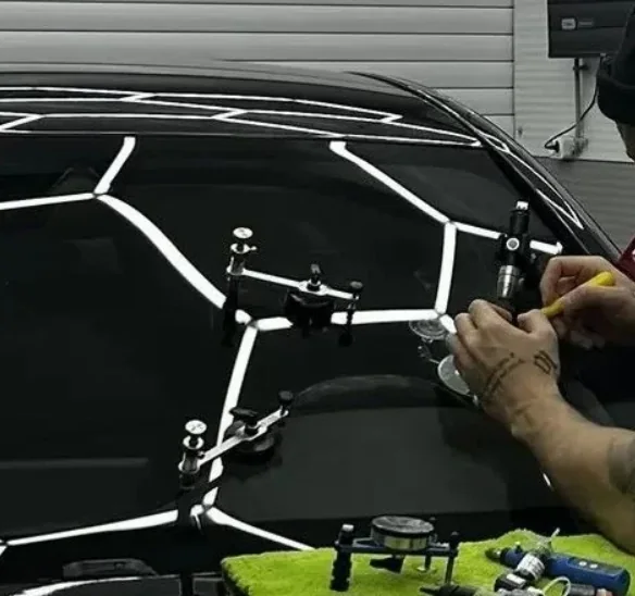 Николай и автомобиль в мастерской Auto Home
